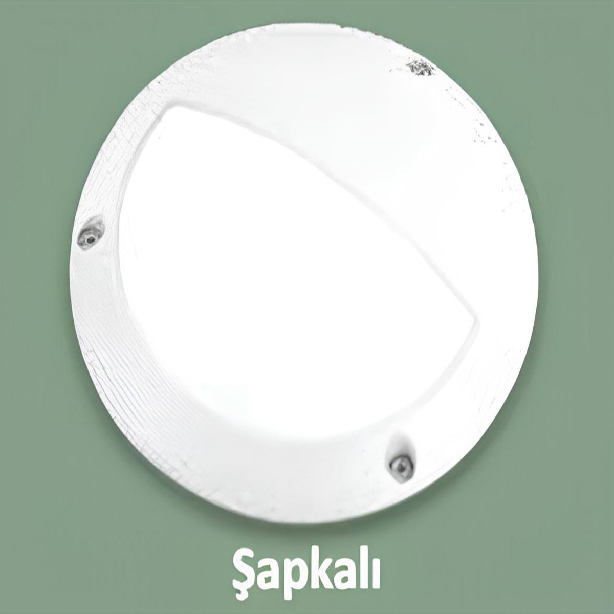 Şapkalı Beyaz 18W 1